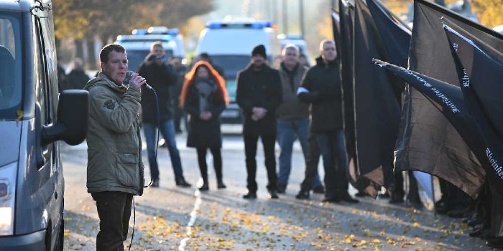 Henry Hafenmeyer spricht am 16. November 2019 in Remagen