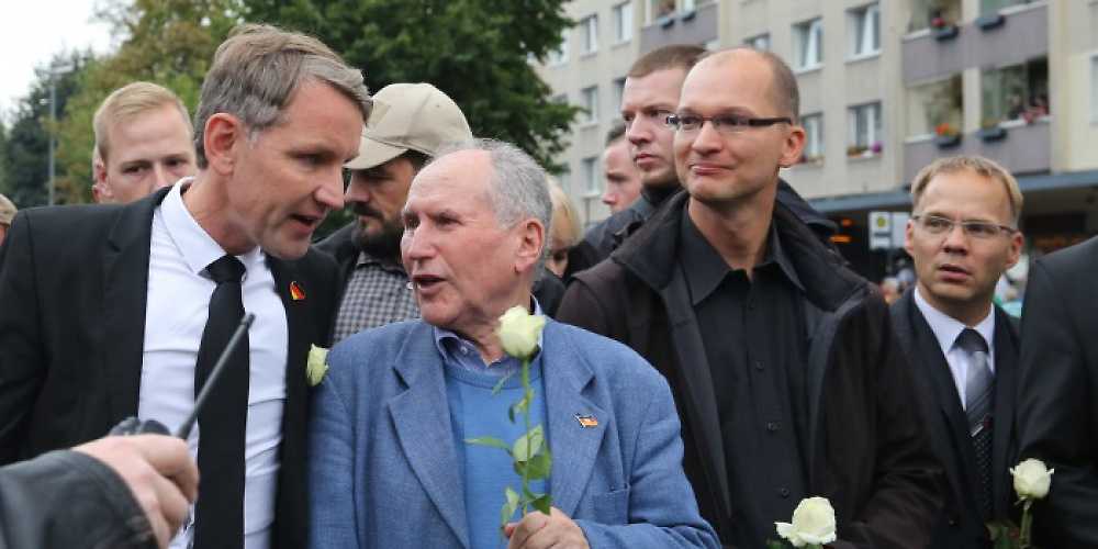 Vertreter des "Flügels": Der Landtagsabgeordnete Christian Blex (r.).