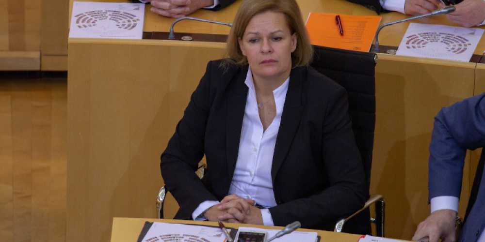 Bundesinnenministerin Nancy Faeser (SPD)