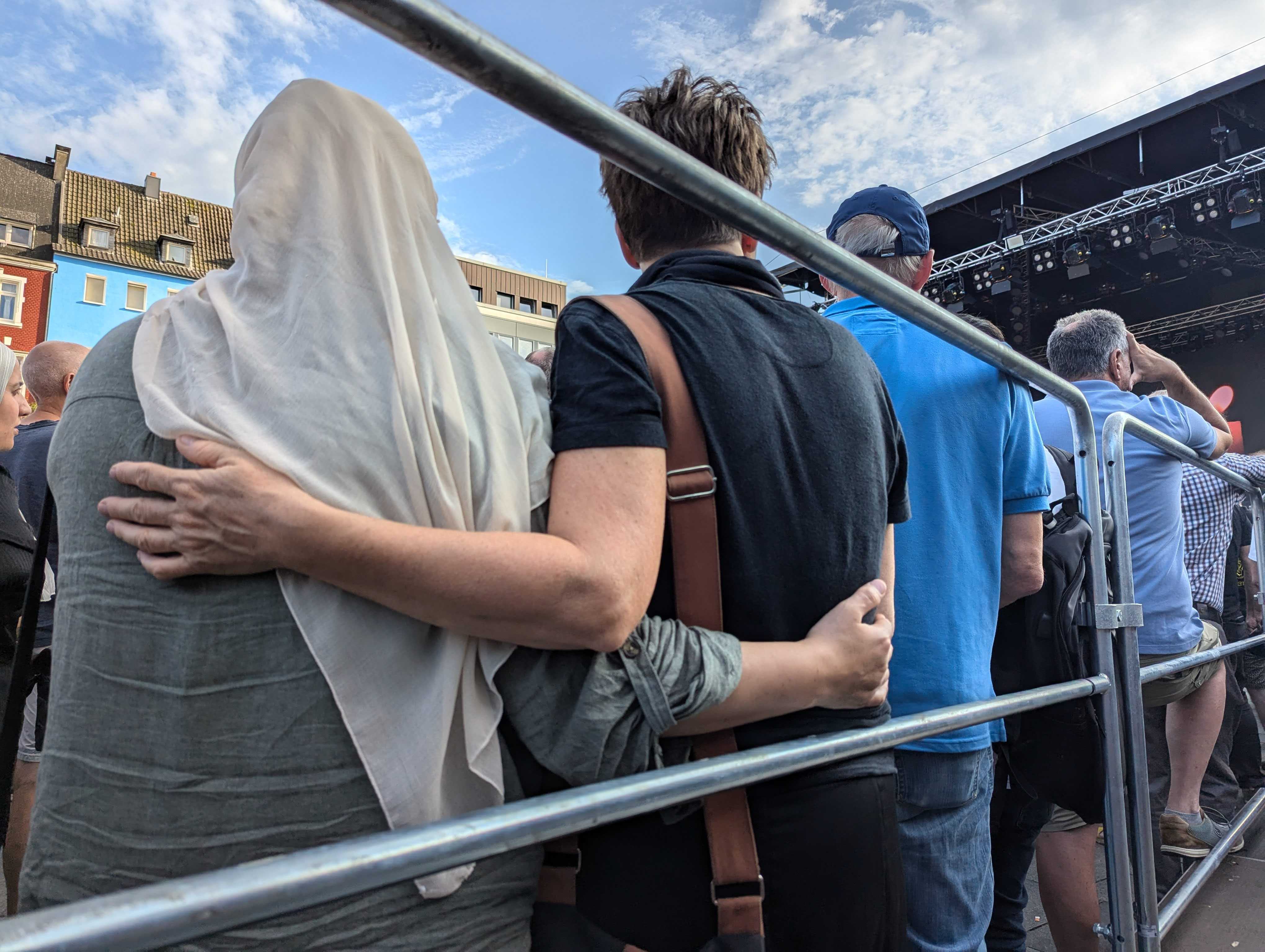 Trauerfeier für die Opfer des islamistischen Terroranschlags in Solingen am 24. August 2024.