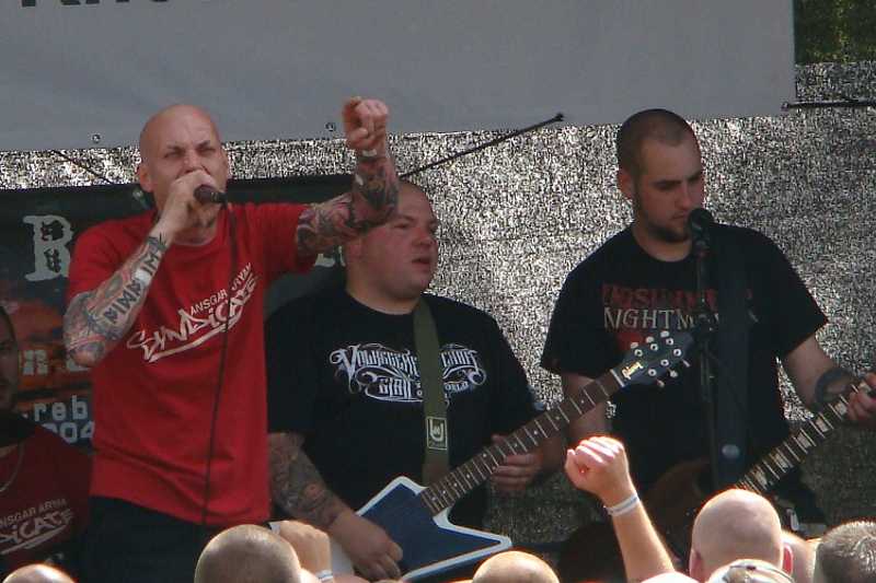 "Oidoxie" bei einem Auftritt im Juli 2012 in Gera.